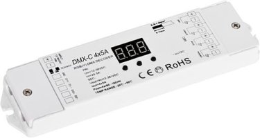 LED-DMX-Steuergeräte 12/24V-DC: