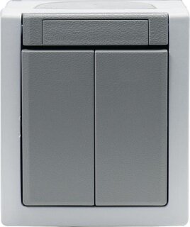 EGB Pacific FR Serienschalter grau IP54 90591002-DE
