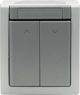 EGB Panasonic Pacific FR Jalousieschalter grau IP54 90591018-DE