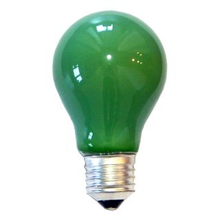 A25GR01 Glühlampe farbig AGL E27 25W grün