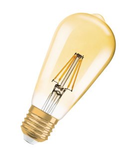 Osram LED Filament VINTAGE 1906 Edison 4,5W/2400k 410lm klar gold