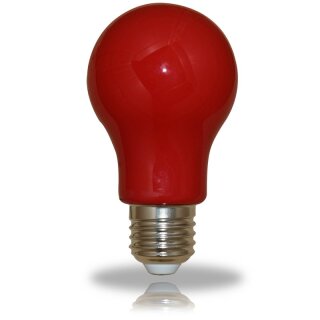 LED Glühbirne A60 E27 3W rot 240lm