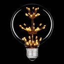RCG101 LED Rustika Carbon Globe G125  E27 2W 2100k...