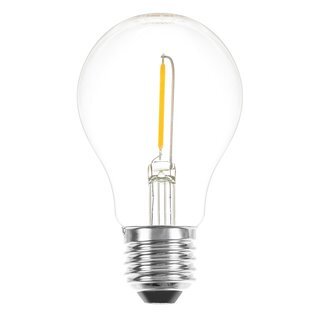 LED Filament Leuchtmittel 1W E27 120lm klar warmweiß 2700K