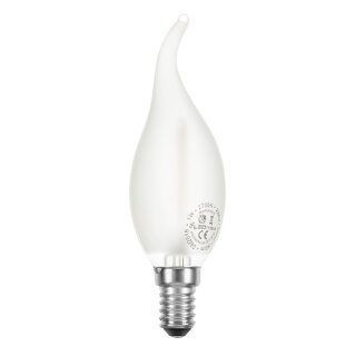 FF141FR LED Filament Windstoß Kerze FR 1W = 15W E14 warmweiß 2700K