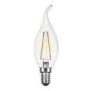 FF142CL LED Filament Windstoß Kerze CL 2W = 25W...