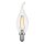 FF142CL LED Filament Windstoß Kerze CL 2W = 25W 220lm E14 warmweiß 2700K