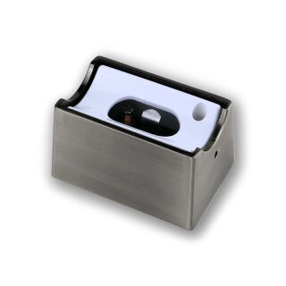 S14DGM Fassung Linienlampe für Osram Linestra Ralina S14d ein Sockel Chrom Matt