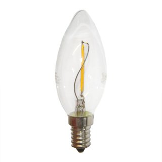 LED Filament Kerze E14 1,2W/2700k 130lm klar
