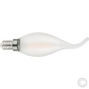 EGB 539665 LED-Filament-Windstoß-Kerzenlampe 4.5W 2700K 470lm matt E14