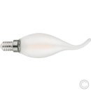 EGB 539665 LED-Filament-Windstoß-Kerzenlampe 4.5W 2700k 500lm matt E14