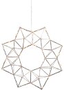 STARtrading LED-Drahtstern-Edge chrom