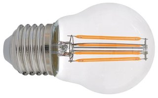 EGB 539525 LED-Filament-Tropfenlampe 4,5W 2700K 510lm E27 360° klar