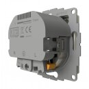 2USB Schutzkontakt-Steckdose inCharge PRO 55  reinweiß glänzend ähnlich RAL9010 32mm 2,4A, erhöhter Berührungsschutz