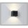 LED Wandleuchte schwarz 6W 3000K 780lm für Innen und Außen