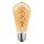 LED Spiral Filament Edison ST64 5W E27 gold gelüstert 230lm extra warmweiß 2200K dimmbar