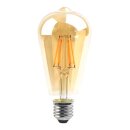 S22f4CG LED Filament Edison ST64 4W E27 gold gelüstert 360lm extra warmweiß 2200K