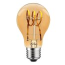 A60S3W LED Spiral Filament Birnenform 3W E27 klar extra...