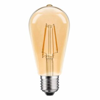 S22F2CG LED Filament Edison ST64 2W (= 15W)  E27 gold gelüstert 180lm extra warmweiß 2200K