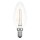C22C1W LED Filament Kerze E14 1W 100lm klar extra warmweiß 2200K