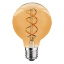 G125S5W LED Spiral Filament Globe G125 5W E27 gold...