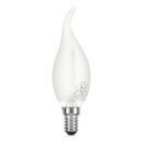 LED Filament Windstoß Kerze 4W = 40W E14 MATT 450lm extra warmweiß 2200K DIMMBAR
