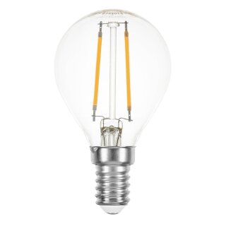 P22C1W4 LED Filament Tropfen 1W = 14W 100lm E14 klar extra warmweiß 2200K