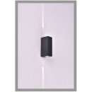 WL10427 LED Wandleuchte schwarz 6W 2700K 375lm für...