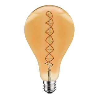 A165F05 LED Filament Mega Birnenform A165 E27 5W gold gelüstert 2200K extra warmweiß dimmbar -AUSLAUF-