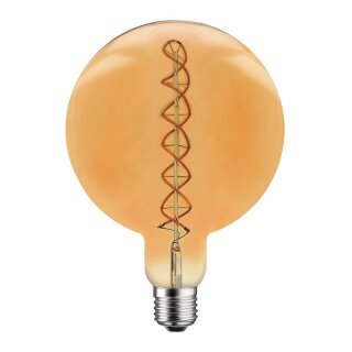 G200F05 LED Filament Mega Globe G200 E27 5W gold gelüstert 2200K extra warmweiß dimmbar AUSLAUF-