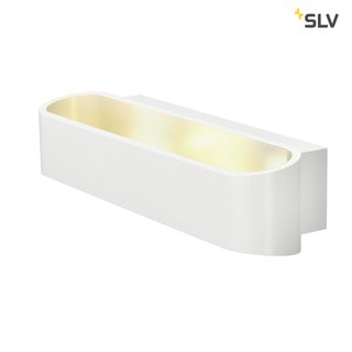SLV 151271 ASSO 300 Wandleuchte LED 3000K oval weiß L/B/H 30/9,5/7 cm