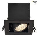 SLV 115700 KADUX 1 Set Einbauleuchte einflammig LED 3000K eckig schwarz matt 38° 9W inkl. Treiber