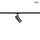 SLV 143580 HELIA 50 Strahler für 1Phasen Hochvolt-Stromschiene LED 3000K schwarz 35° inkl. 1 Phasen-Adapter