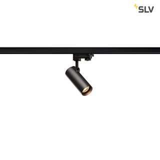 SLV 152960 HELIA 50 Strahler für 3Phasen Hochvolt-Stromschiene LED 3000K schwarz 35° inkl. 3 Phasen-Adapter