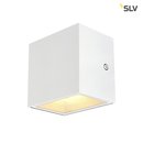 SLV 1002033 SITRA CUBE WL LED Outdoor Wand weiß IP44 3000K 10W
