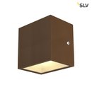 SLV 1002034 SITRA CUBE WL LED Outdoor Wand rost farbend IP44 3000K 10W
