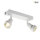 SLV 147371 PURI 2 Wand- und Deckenleuchte zweiflammig QPAR51 weiß matt max. 100 W mit Dekoring