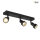 SLV 147380 PURI 3 Wand- und Deckenleuchte dreiflammig QPAR51 schwarz matt max. 150 W mit Dekoring