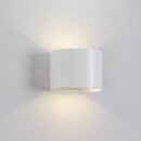 WL10030R LED Wandleuchte weiß rund 3000K für...