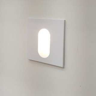 WLUP01 Wandleuchte Einbaustrahler eckig weiß 3W IP54