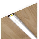 EGB Aluminium-Anbauprofil-Set 20x8x2000 für Stripes max. B10mm, Click-Abdeckung opal
