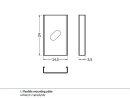 EGB Aluminium-Einbauprofil-Set 24x7x2000 für Stripes max. B10mm, Clip-Abdeckung opal
