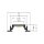 EGB Aluminium-Einbauprofil-Set 24x7x2000 für Stripes max. B10mm, Clip-Abdeckung opal