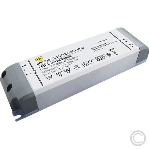 EGB Vorschaltgerät IP67 75W für LED-Stripes 12V-DC, Zubehör