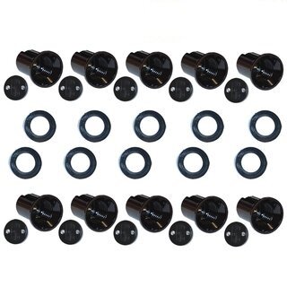 10 x Illu Fassung E27 + Dichtung flach für Illu Lichterkette Flachbandkabel H05RNH2-F
