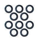 10 x Illu Dichtung schwarz flach Dichtring E27 für...