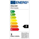 FP27222G LED Filament Kopfspiegel Tropfen 2W = 19W E27...