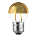 LED Filament Kopfspiegel Tropfen 4W = 40W E27 gold warmweiß 2700K
