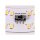 SLV 1002941 LIPSY 50 DRUM DALI CW LED Indoor Wand- und Deckenaufbauleuchte, weiß, 3000/4000K,