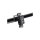 SLV 139090 COSMIC Lampenhalter für TENSEO Niedervolt-Seilsystem, QR-C51, schwarz, schwenkbar, 2 Stück